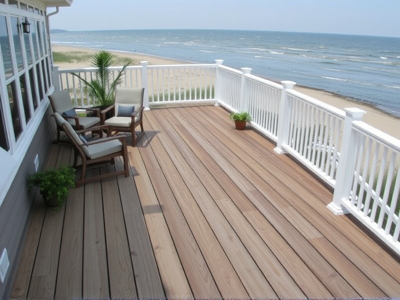 aert choice deck composite decking beach