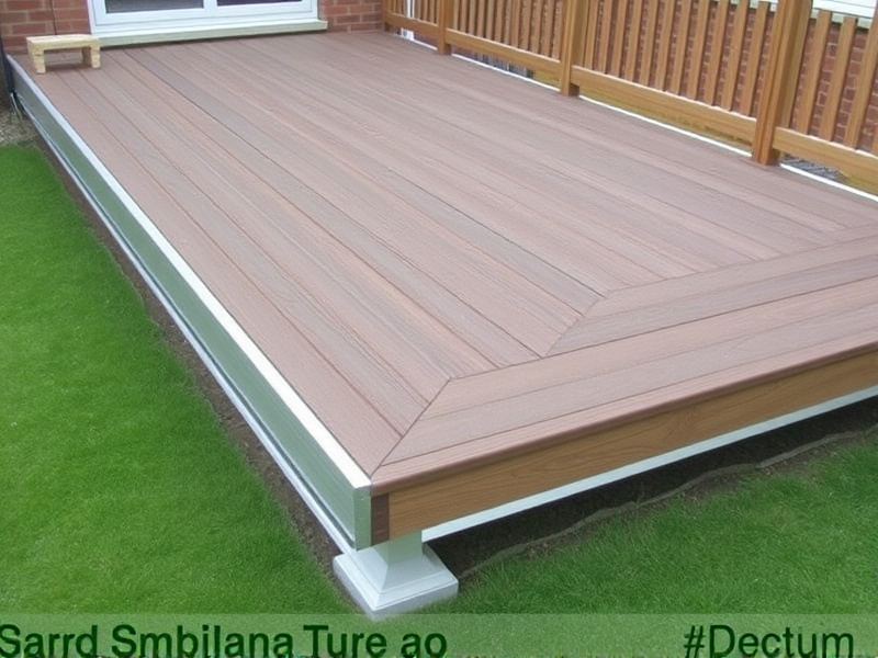 aluminium subframe for composite decking