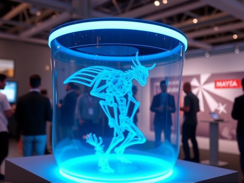 autodesk maya 3d hololens demo at wpc