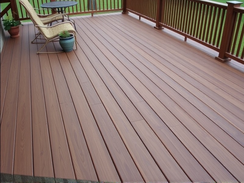 brazilian walnut composite trex decking color