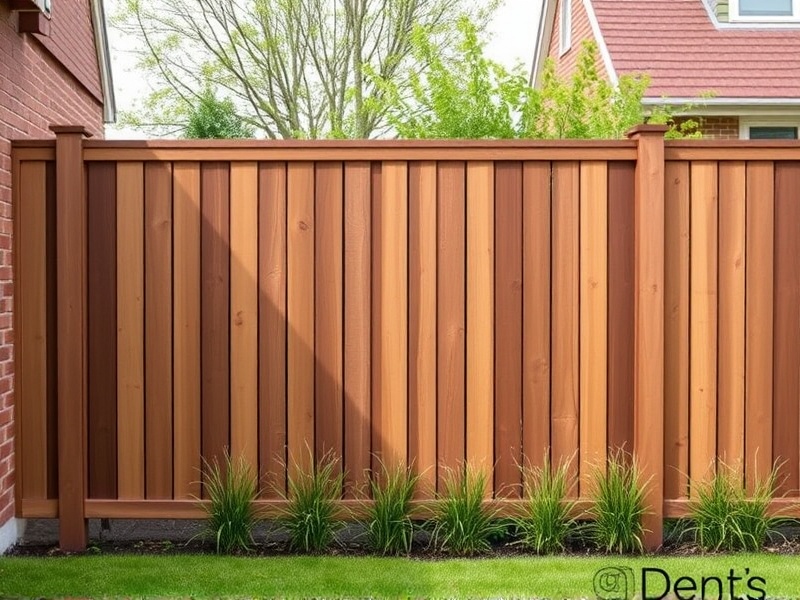 Brown WPC Privacy Fence: A Sustainable Choice