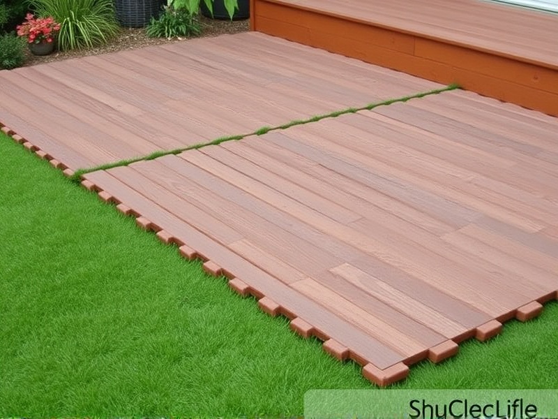 can you put interlocking deck tiles on grass