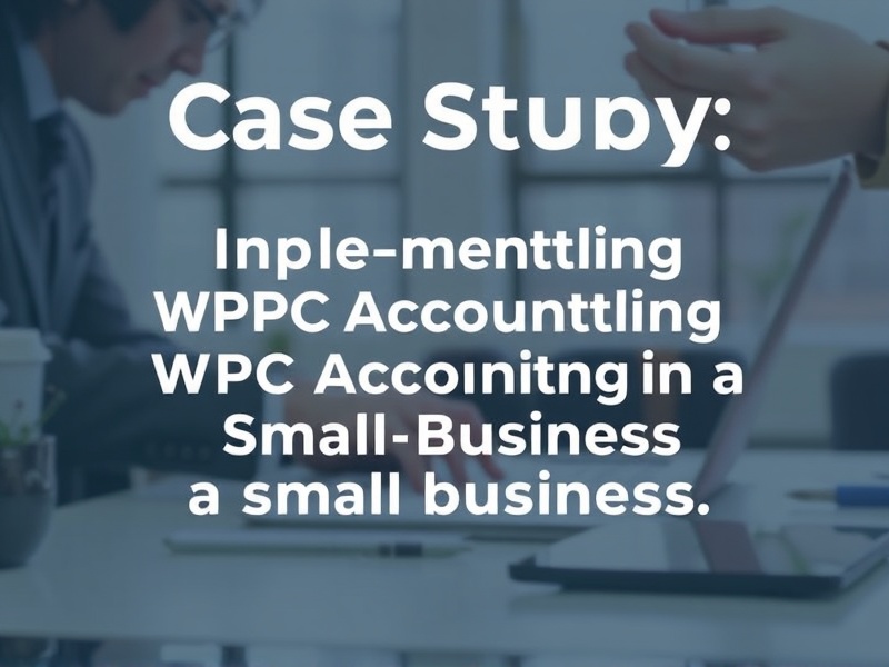 Case Study: Implementing WPC Accounting in a Small Business