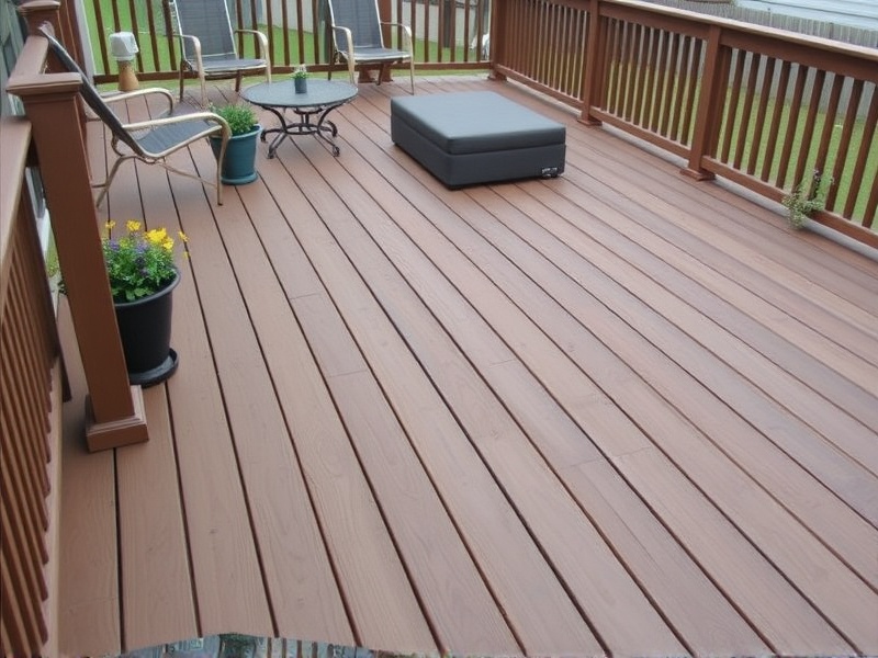 castellated composite decking