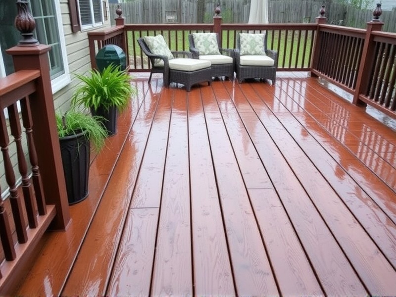 Choosing Composite Decking for Rainy Climates