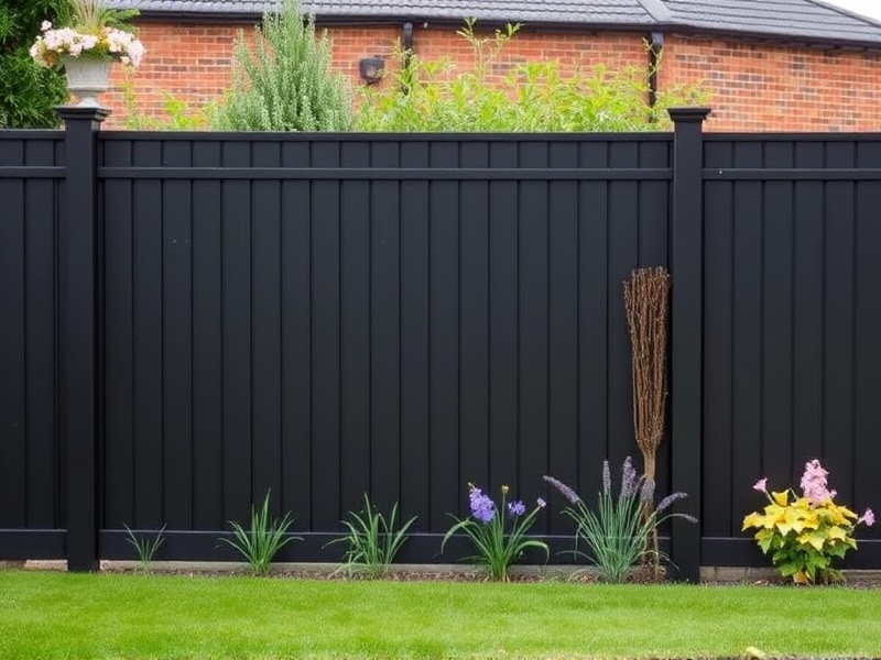 Choosing the Right Black Composite Fence Panels for Your Garden