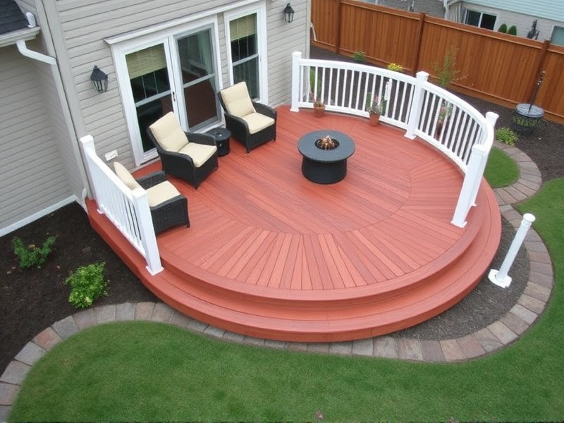 circle decking