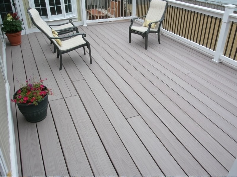 clam shell composite decking