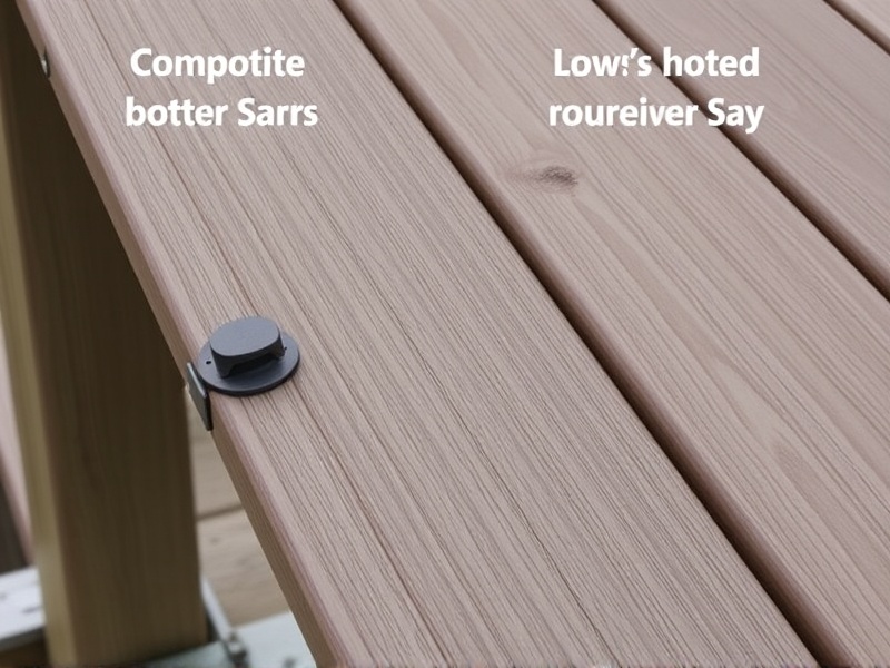 Comparing Lowe's Composite Decking Clips with Other Fastening Methods