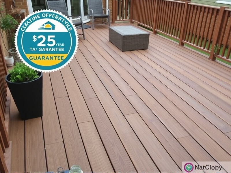 composite decking 25 year guarantee