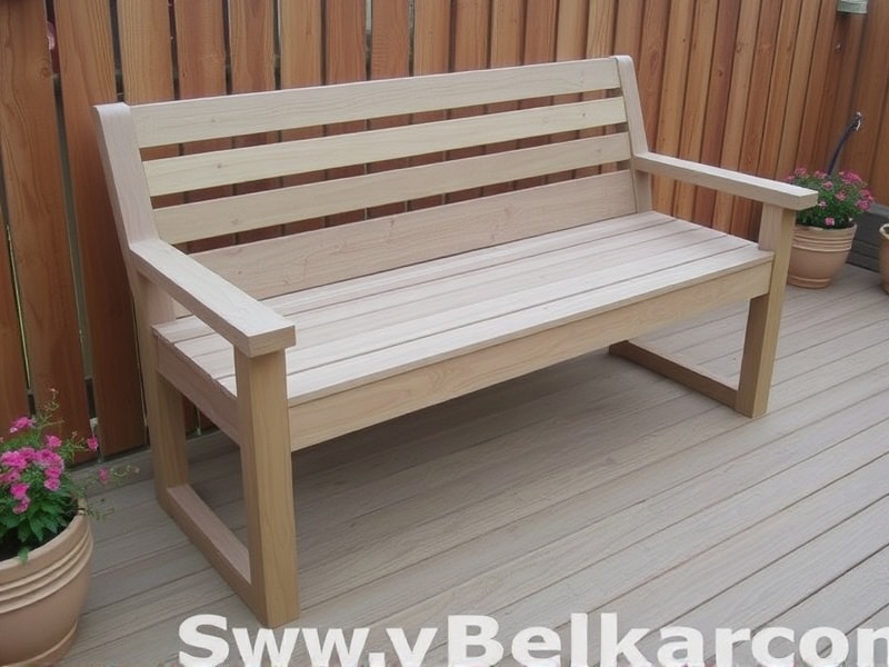 composite decking bench seat