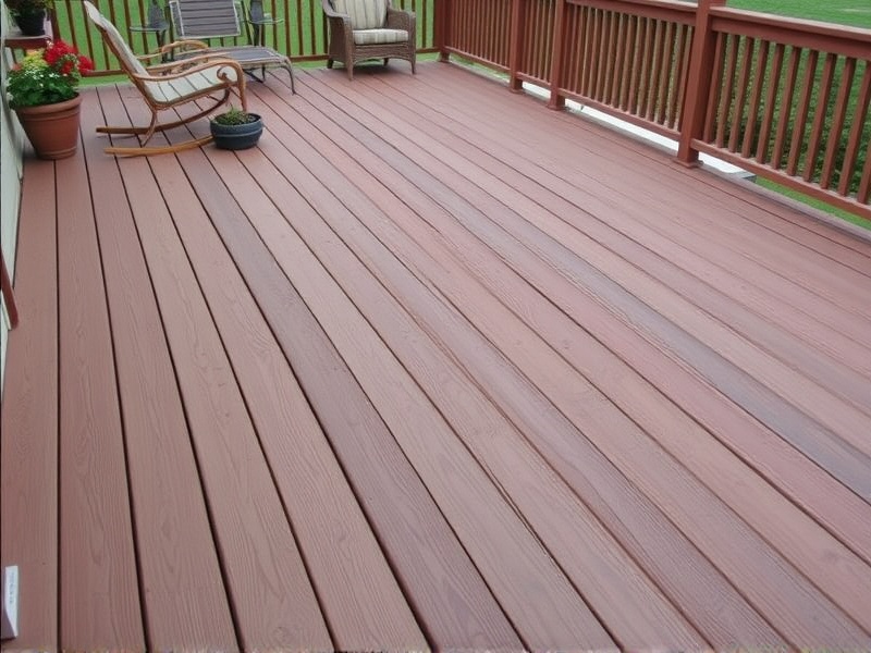 composite decking color