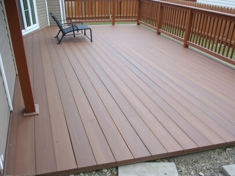 composite decking concrete slab