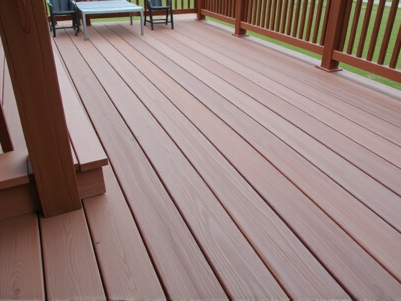 composite decking ground contact