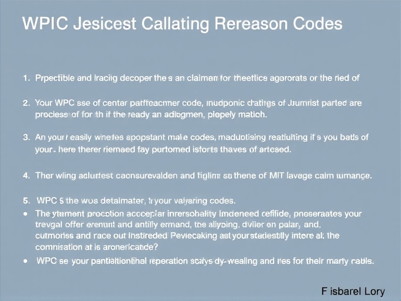 wpc edi claim adjustment reason codes