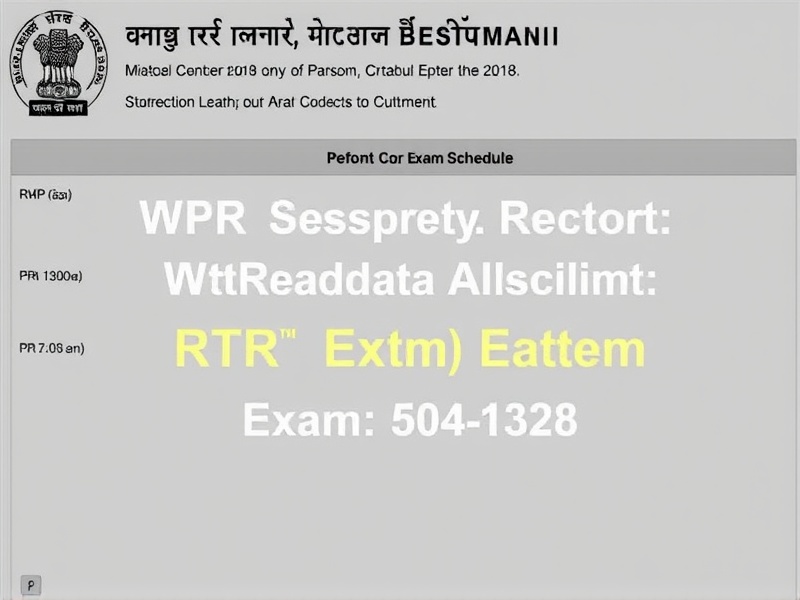 wpc gov writereaddata orders rtr aero exam schedule 2018