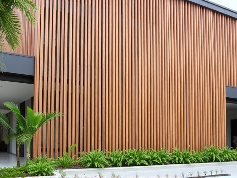 WPC Slatted Cladding: A Sustainable Choice for Commercial Buildings in the Philippines