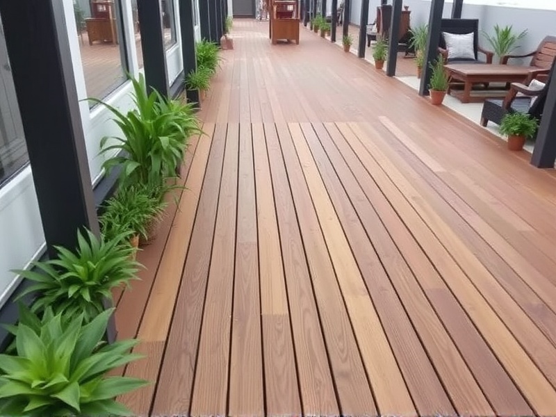 wpc wood decking factory