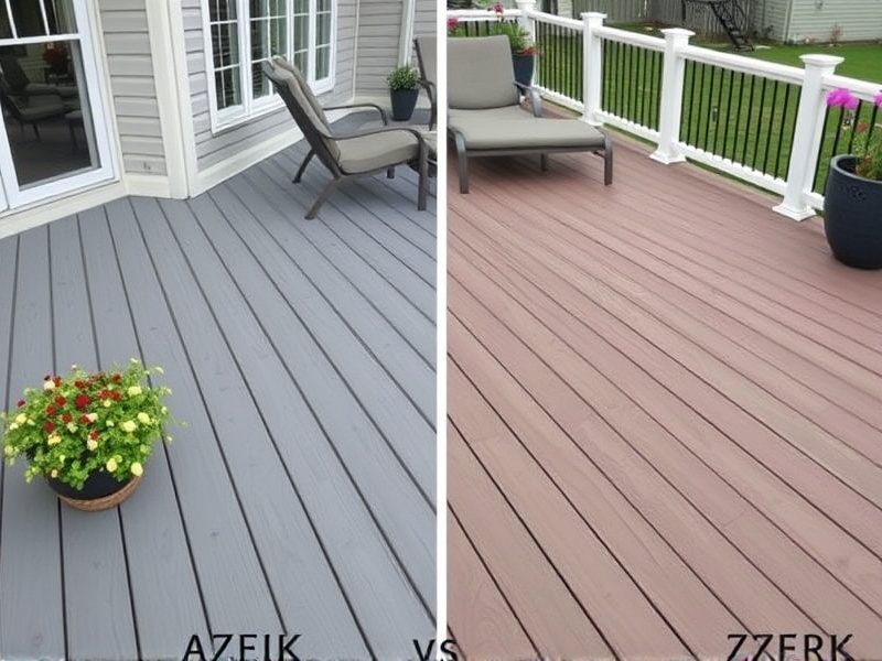 AZEK vs Zuri Composite Decking: A Comprehensive Review