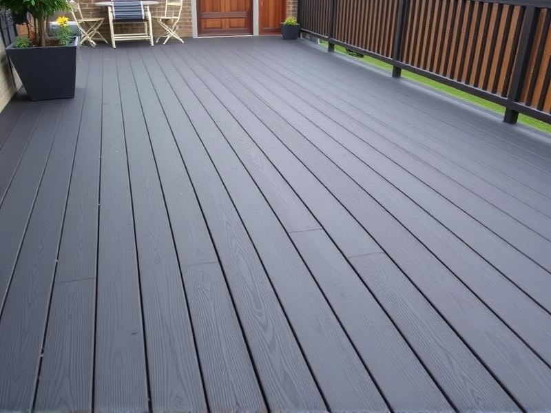 black composite decking boards