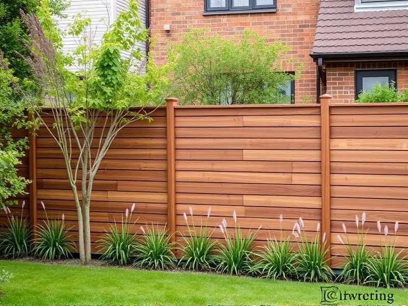 Brown WPC Front Yard Fencing: A Sustainable Choice for Modern Gardens