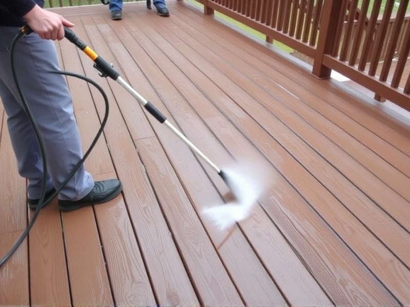 can i use a pressure washer on composite decking