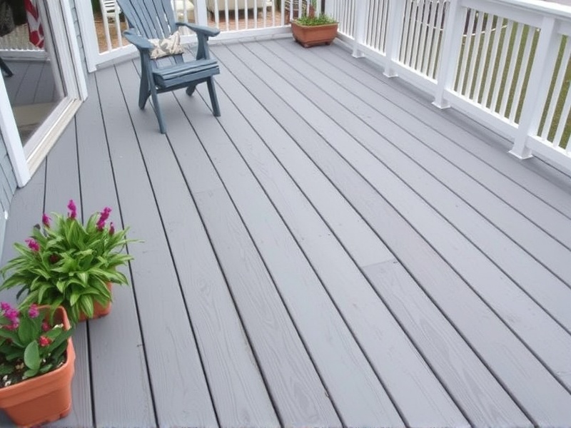 can you paint composite decking material