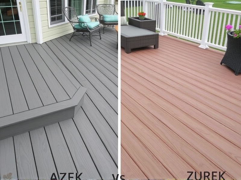 Choosing Between AZEK and Zuri Composite Decking: Factors to Consider