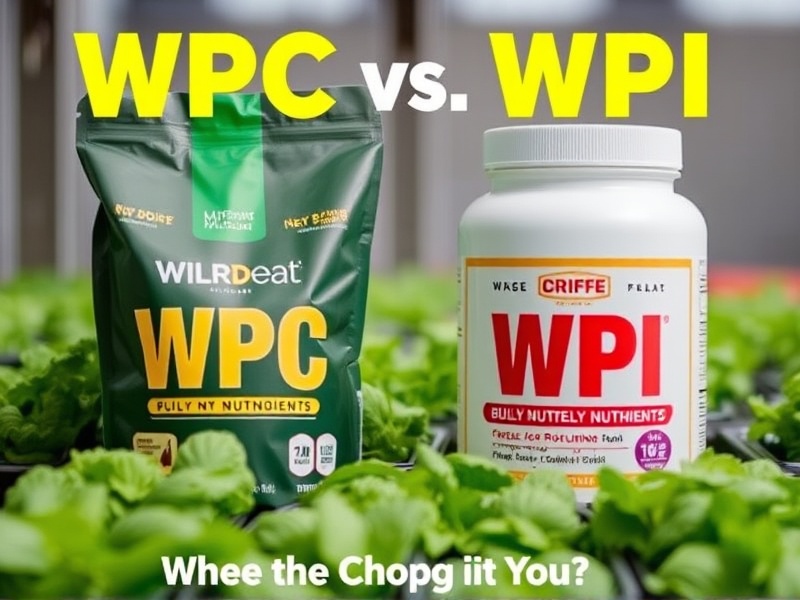 Choosing Between Bulk Nutrients WPC and WPI: Which is Right for You?