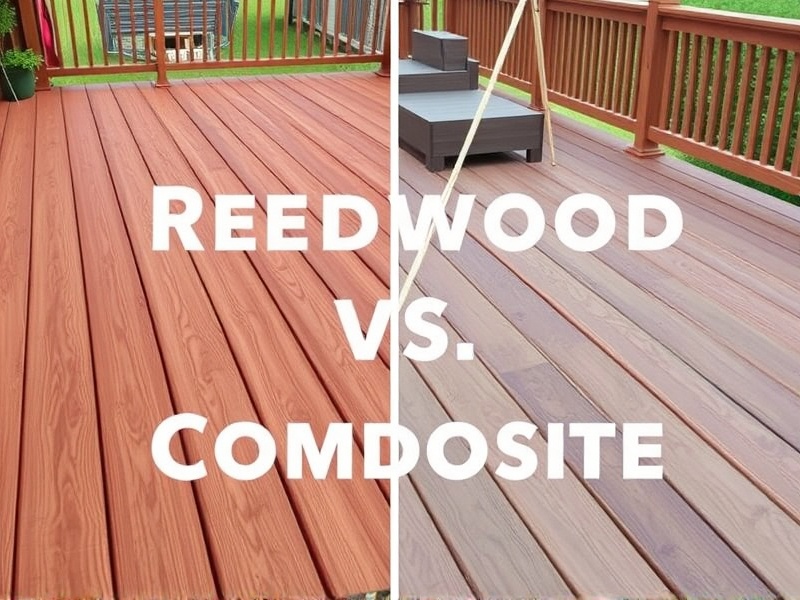 Choosing Between Redwood and Composite: The Cost Factor