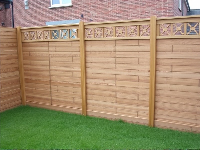 composite decking fence panels