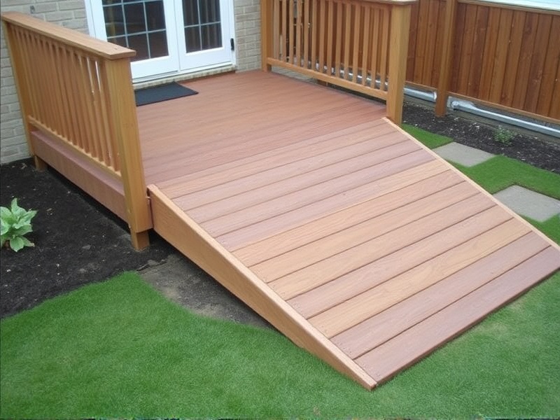 composite decking for shed ramp