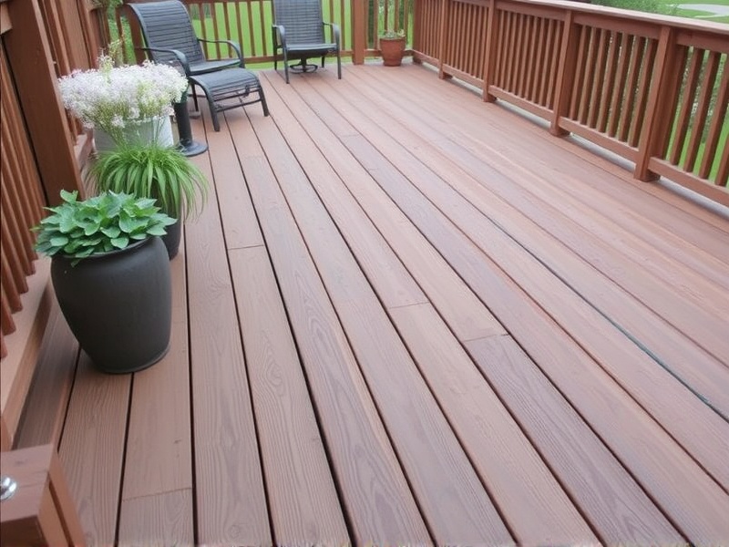 composite decking made of