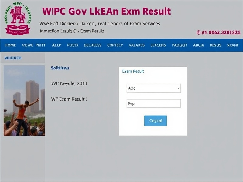 www wpc gov lk exam result